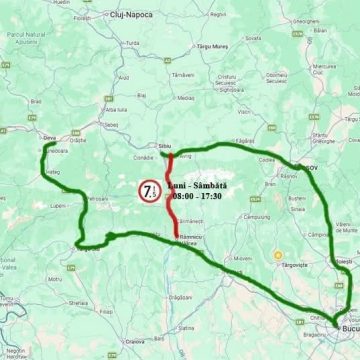 Începând de astăzi, se așteaptă creșteri de trafic în Defileul Jiului și tranzit pe centrura Petroșaniului