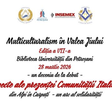 Contribuția comunității italiene la dezvoltarea Văii Jiului, tema ediției a VII-a a Simpozionului „Multiculturalism în Valea Jiului”