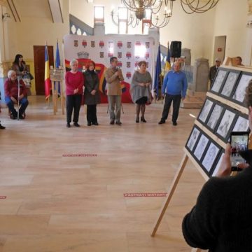 P1370046fs „Identități grafice… la Palat!”, un nou succes expozițional pentru artistul grafician Hajni Hirt