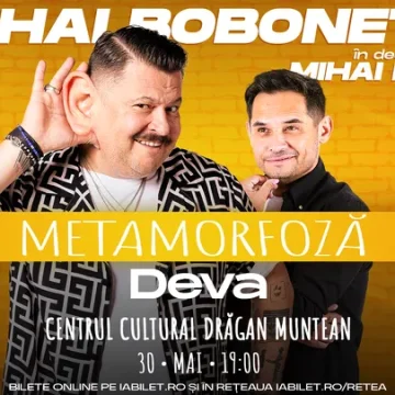 „Metamorfoză” – o seară de stand-up cu Mihai Bobonete la Deva