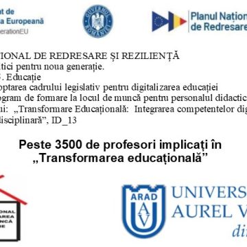 Peste 3500 de profesori implicați în „Transformarea educațională”