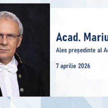Academicianul Marius Andruh a fost ales președinte al Academiei Române. Acesta va prelua funcția în data de 22 aprilie 2026.
