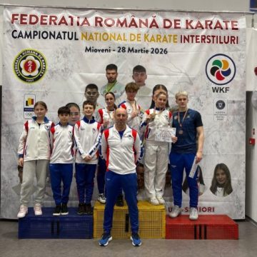 Poli Karate Petroșani pe locul 8 pe cluburi la Campionatul Național de Karate Interstiluri – Mioveni