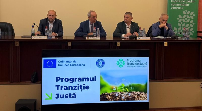 O nouă întâlnire la CJH pe marginea Programului pentru Tranziție Justă