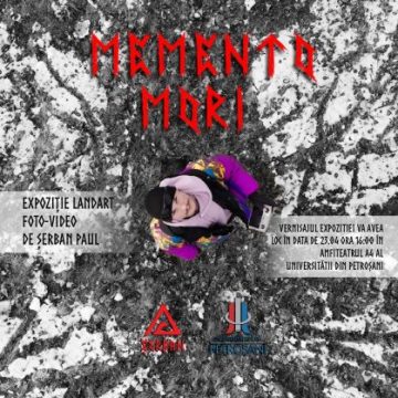 „Memento Mori” debut expozițional Paul Șerban la Universitatea din Petroșani