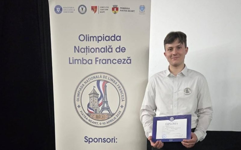 669846010_1558880119571207_2091884230769650961_n Petrileanul Quentin Maël-Gilles-Eric, Premiul I la Olimpiada Națională de Limba Franceză și Premiul I la Concursul Internațional „La Pléiade”