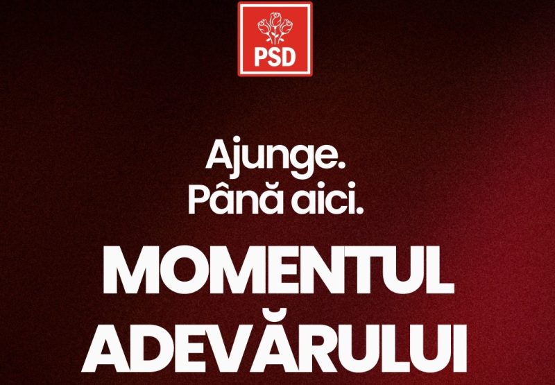 PSD Hunedoara cere schimbarea urgentă a direcției guvernării