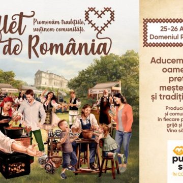 Domeniul Regal Săvârșin găzduiește, pe 25 și 26 aprilie, cea mai amplă ediție de până acum a festivalului „Suflet de România”