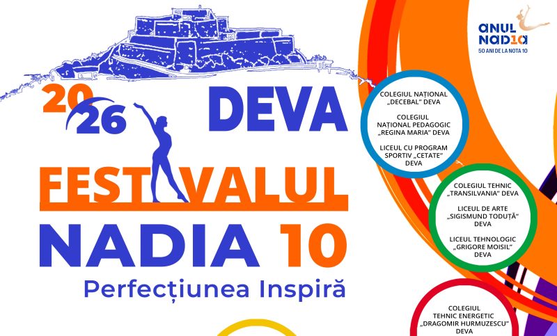 Festival Nadia 10 – Perfecțiunea inspiră: Deva celebrează sportul, copiii și excelența