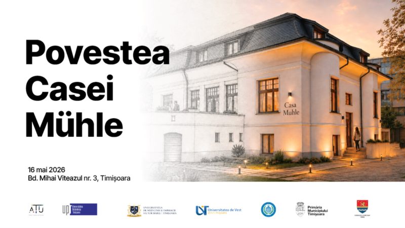 banner-Casa-Muhle Casa Mühle se redeschide simbolic către comunitate: patrimoniu, memorie urbană și un nou concept de Living Lab pentru Timișoara