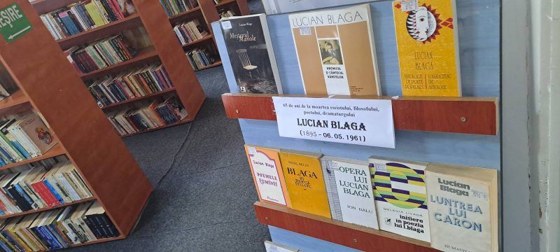 Lucian Blaga omagiat la Biblioteca Municipală  ,,Valeriu Butulescu” Petroșani