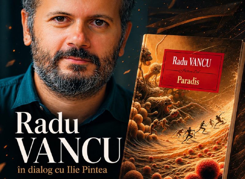 Scriitorul Radu Vancu vine la „Întâlnirile Altfel” ale lui Ilie Pintea, la Universitatea din Petroșani