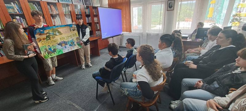 Diseminarea Proiectului eTwinning „Experiment, Create, Share” și a proiectului CDIdei în cărți: ,,Spioana din umbră” la Biblioteca Municipală ,,Valeriu Butulescu” Petroșani