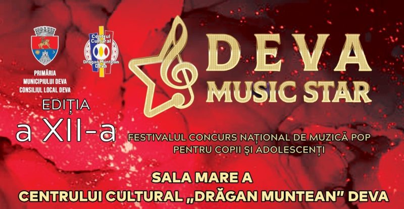 Deva, gazda celor mai promițătoare voci ale tinerei generații la Festivalul-Concurs Național „Deva Music Star” 2026