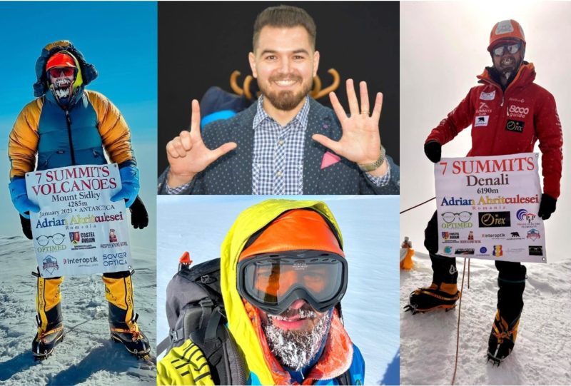 Alpinistul Adrian Ahrițculesei, românul din Petroșani care a cucerit vârfurile celor mai înalți 7 munți și 7 vulcani de pe toate cele 7 continente ale Pământului