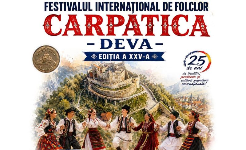 Festivalul Internațional de Folclor „Carpatica” Deva – 25 de ani de tradiție, cultură și prietenie între popoare