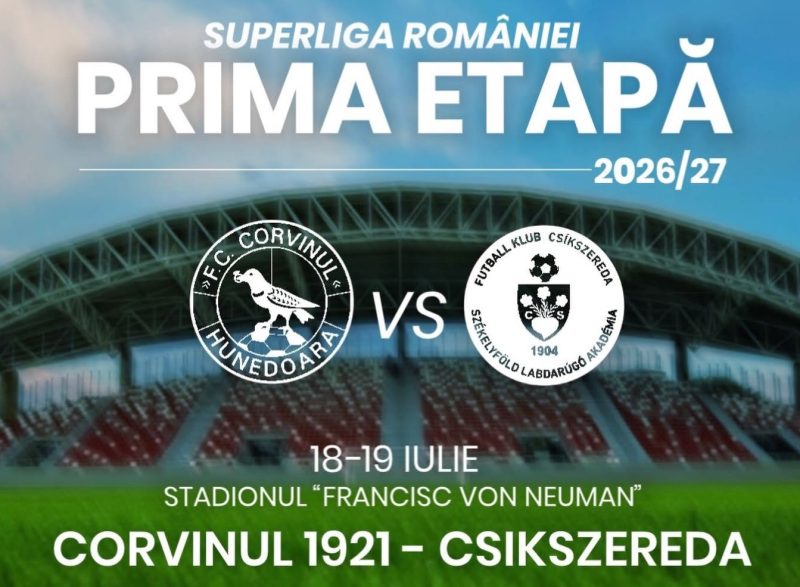 Corvinul Hunedoara prezintă lotul pentru Superligă într-un super-eveniment