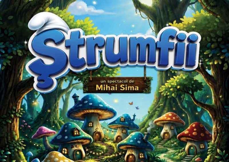 „Ștrumfii” dau năvală, spre bucuria copiilor, pe scena teatrului din Petroșani!